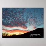"Sunset Puddles Blue" Posters