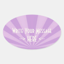 Sunset Rays Lilac Stickers