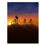 Sunset Ride postcard