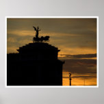 Sunset Rome Poster