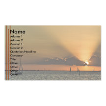 Sunset Sail Business Card