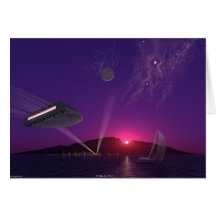 Sunset Sail Greeting Cards