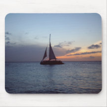 Sunset Sail Mousepad