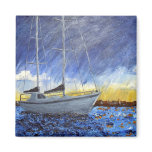 Sunset Sailboat Magnet