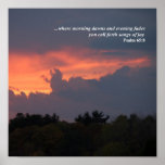 Sunset Scripture Print