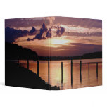 Sunset Silhouette in Sea Minor Avery Binder