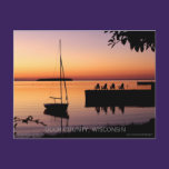 Sunset Silhouettes Postcard postcards