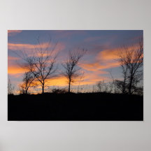 Sunset Sillouette Print
