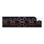 Sunset Skull & Crossbones Bumpersticker Bumper Sticker