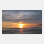 Sunset Storm Rectangle Stickers