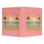 Sunset / Sunrise Beach Scene: Custom Binder