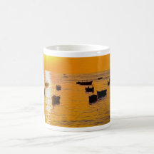 Sunset - the image is artistic effects tazas de café