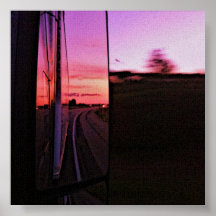 Sunset thru america print