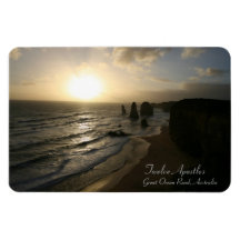 Sunset, Twelve Apostles, Great Ocean Road - Magnet