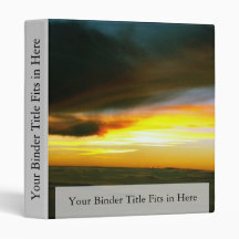 Sunset Vinyl Binders
