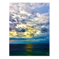 Sunset Waikiki Postcard postcards