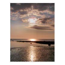 SUNSET WALES UK POSTCARD