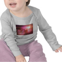 Sunset Windsurfing Baby Shirt