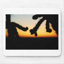 Sunset with Cactus Mouse Pad