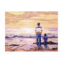 Sunset with Grandpa Postcard