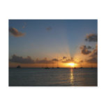 Sunset with Sailboats Postcard