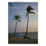 Sunset with Trade Winds Greeting Cards