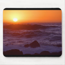 Sunsets Over Beach Mouse Mat