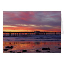 Sunsets Piers Cafes Greeting Cards