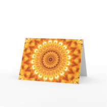 Sunshine and Happiness Mandala Card