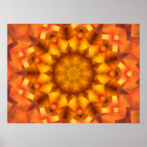Sunshine Digital Art Abstract Poster