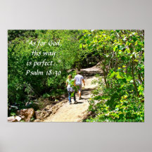 Sunshine Path Print w/Scripture Verse