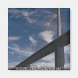 Sunshine Skyway Bridge, Tampa Bay, Florida, U.S.A. Fridge Magnets