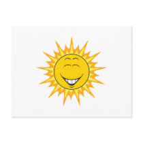 Sunshine Smiley Face Post Cards