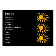 Sunshine Trinity | Business Card Template