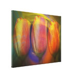 Sunshine Tulips, artistic floral Canvas print