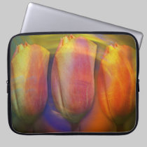 Sunshine Tulips, artistic floral Laptop Sleeve laptop sleeves