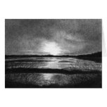 sunsrise in marsh card