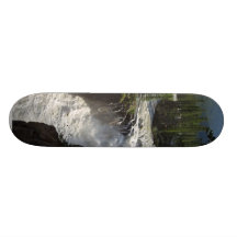 Sunwapta Falls In Jasper National Park Skateboard Deck