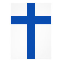Suomen Lippu - The Flag of Finland Custom Invites
