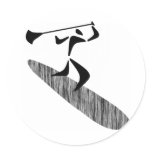 SUP NEVER COPIED ROUND STICKERS