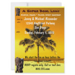 Super Bowl Party Luau Personalized Invitations