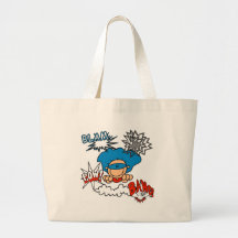 Super Boy Blam Bang Pow Canvas Bags