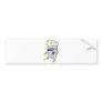 super cool movie popcorn character bumper stickers
