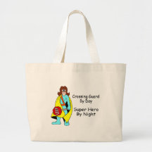Super Crossing Guard Tote Bags