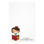 Super Cute Girly Girl Princess Bookworm Stationery