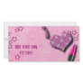 Super Cute I Love Lipstick  Design Photo Greeting Card