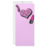 Super Cute I Love Lipstick  Design rack cards