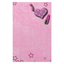 Super Cute I Love Lipstick  Design Stationery