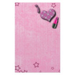 Super Cute I Love Lipstick  Design stationery