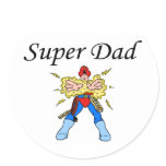 Super Dad (Electric) stickers